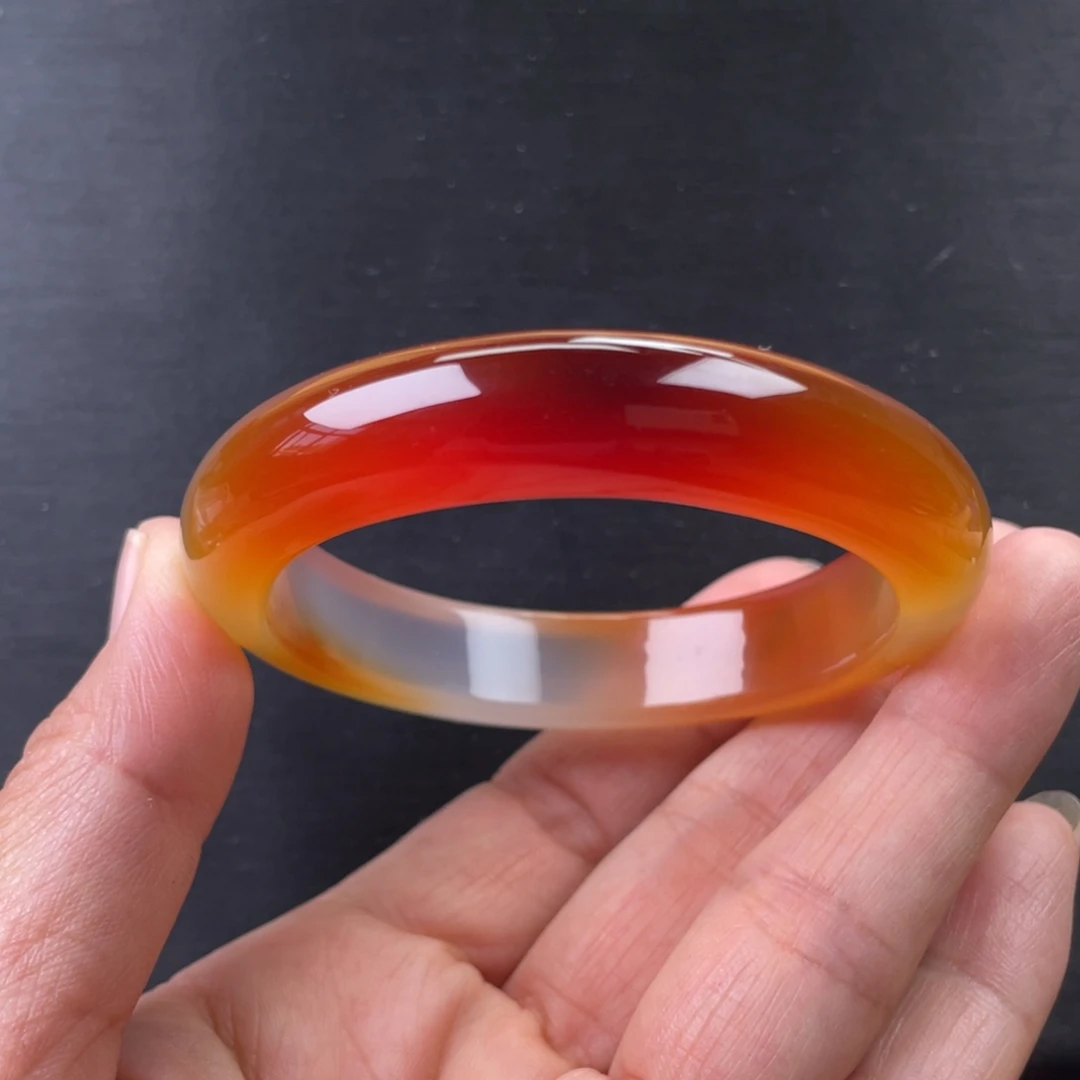 玛瑙/玉髓手链未镶嵌54圈口