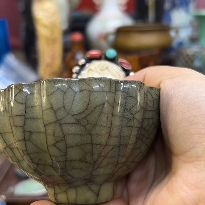 胖***仨瓷杯！紫砂壶茶具套装