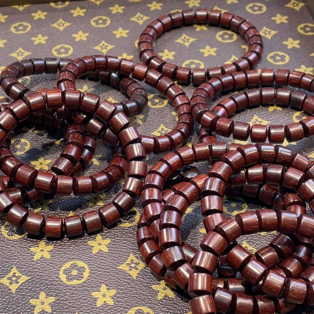 檀香紫檀（小叶紫檀）167号直切极品满星单圈