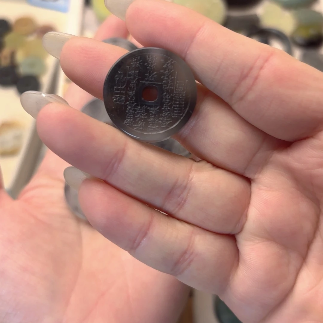蛇纹石玉合金颈饰