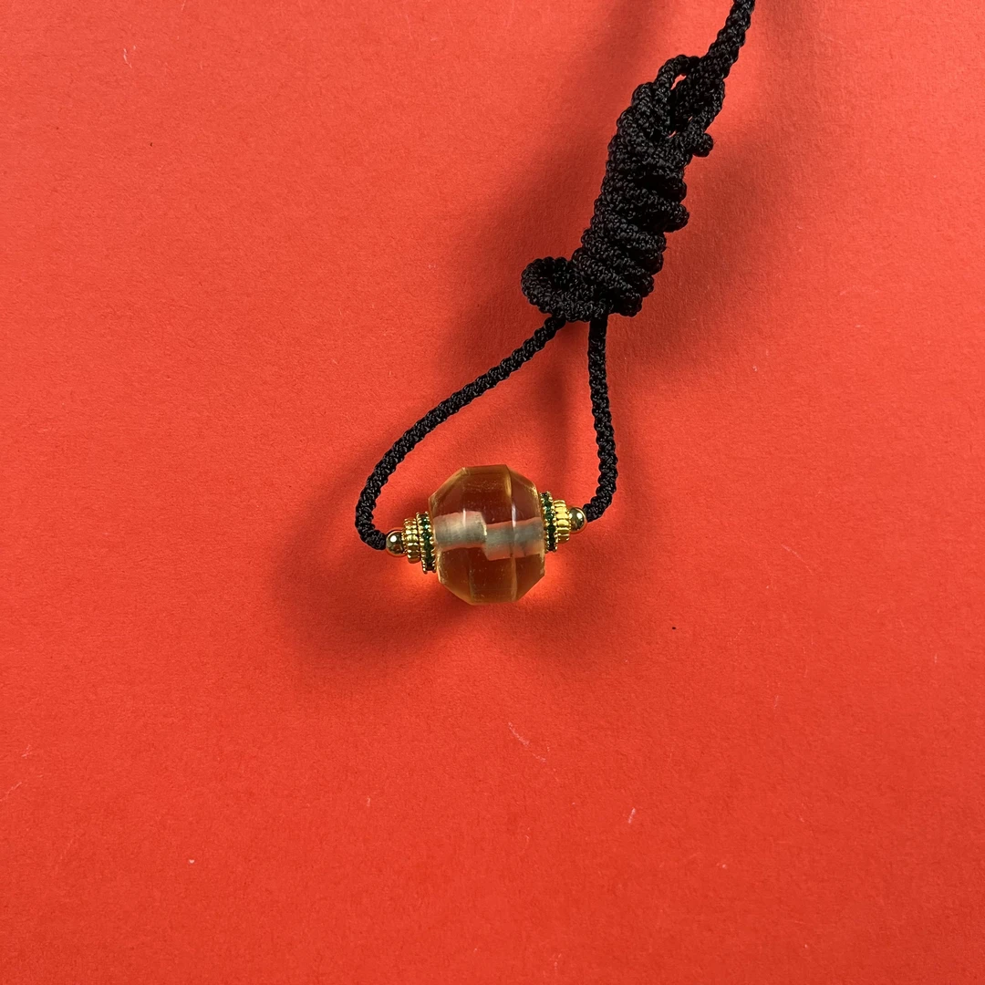 黄水晶（精品）脖挂 9863
