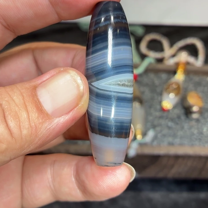 凤***下玛瑙/玉髓散珠072