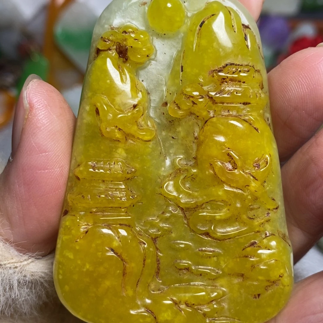 和田玉（糖玉）未镶嵌颈饰