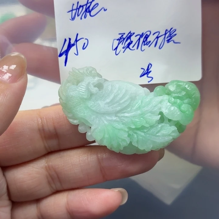 ****花定制翡翠未镶嵌毛货待编款式不退不换