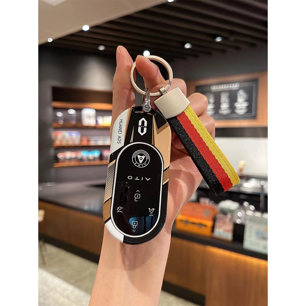 适用华为aito问界钥匙套新m9/m7/m5车钥匙扣卡片壳包高级赛道25款