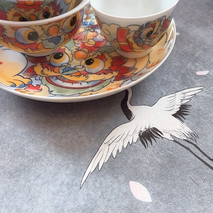 雷***猴醒狮套组，国潮茶器