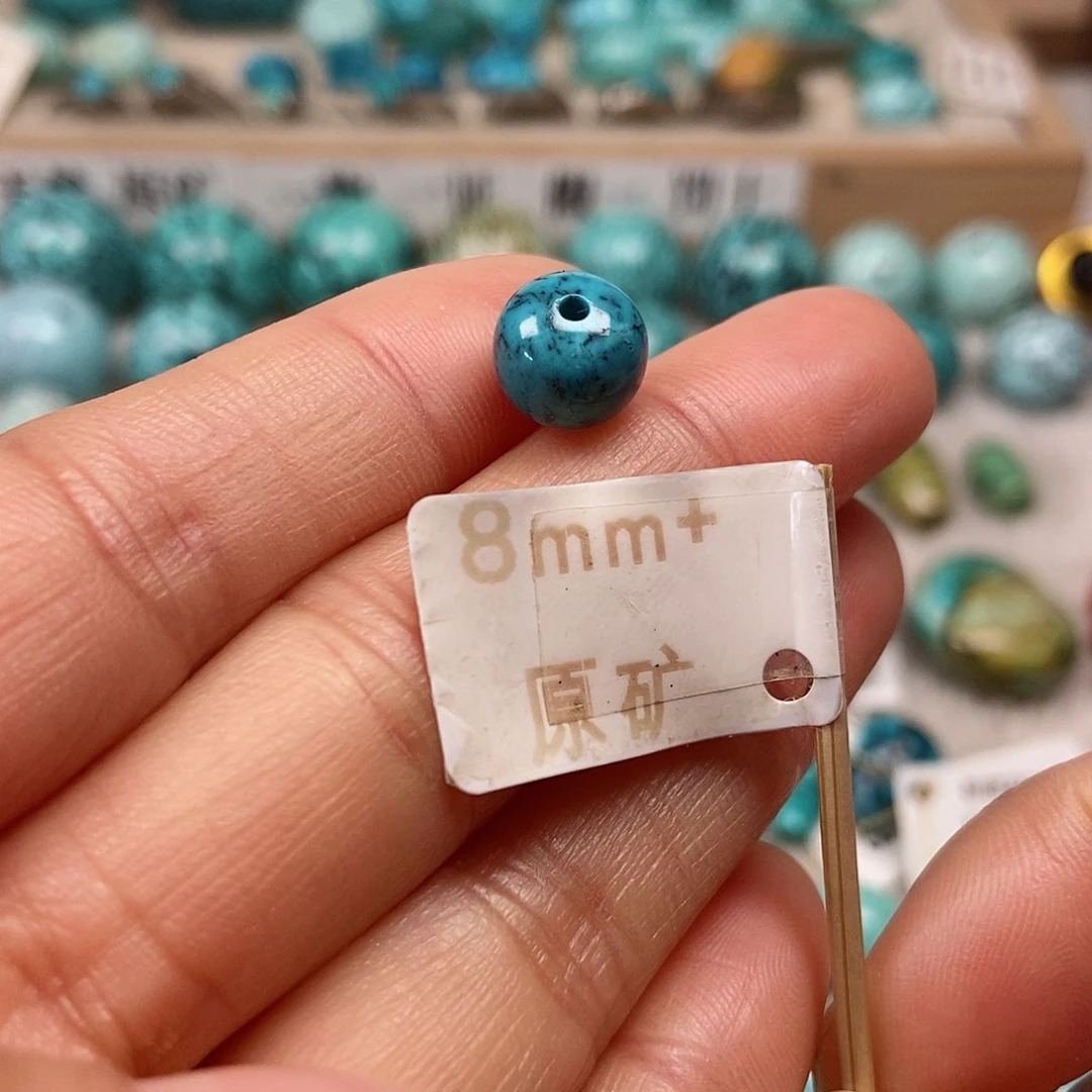 未镶嵌绿松石珠宝半成品