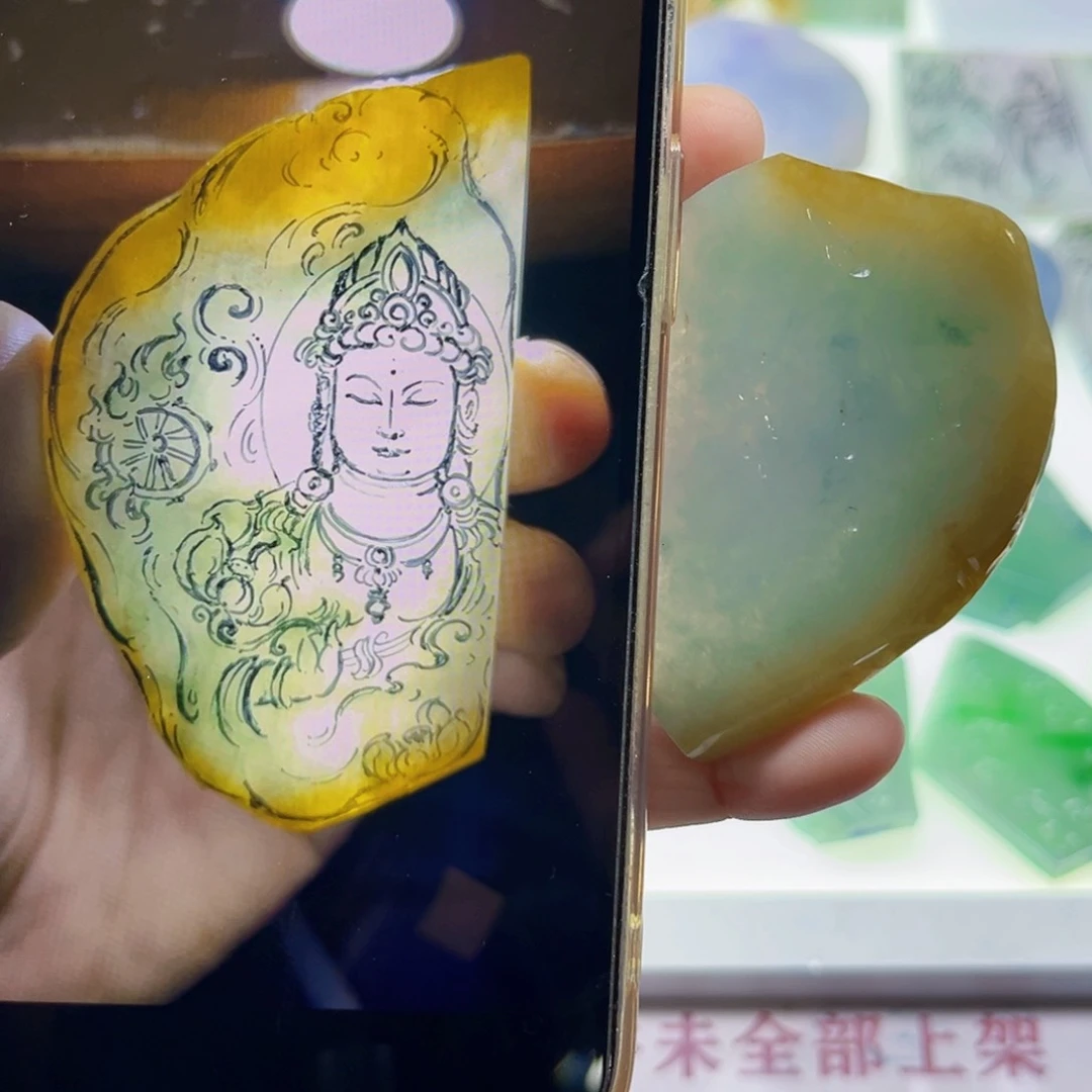 定制翡翠未镶嵌天然翡翠a货