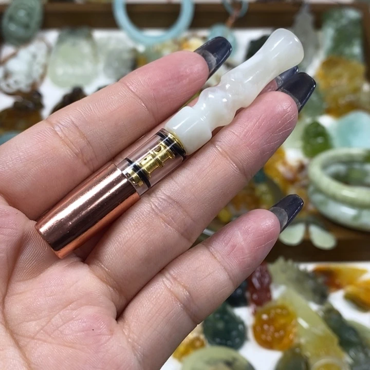 未镶嵌蛇纹石玉过滤嘴