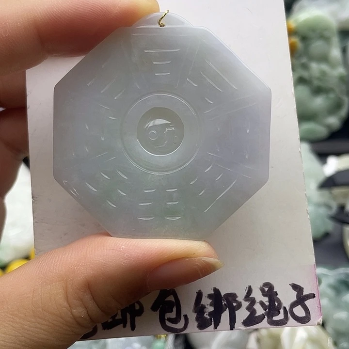 颈饰未镶嵌翡翠天然翡翠