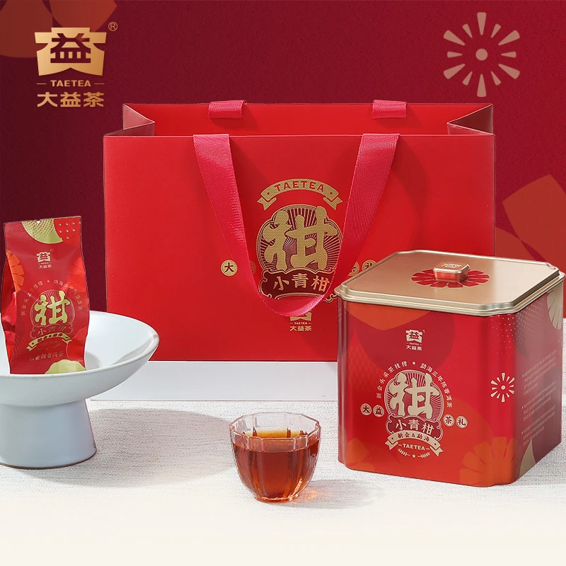 【大益】普洱熟茶90g益友小青柑