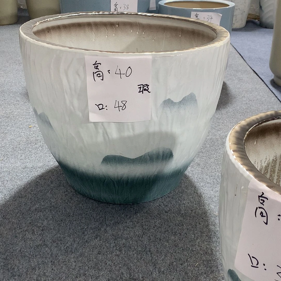 高温陶瓷花盆微瑕