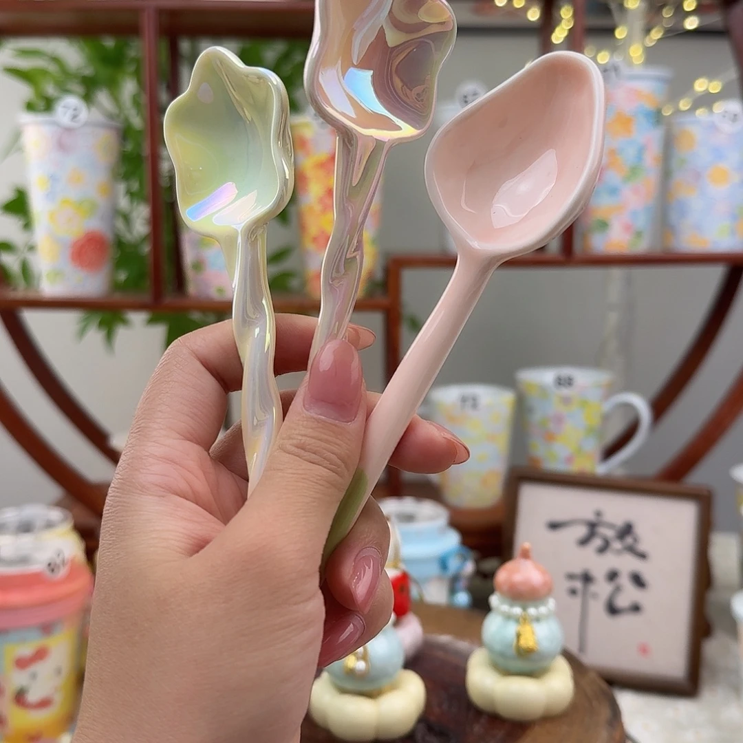 陶摆件2高温釉下彩