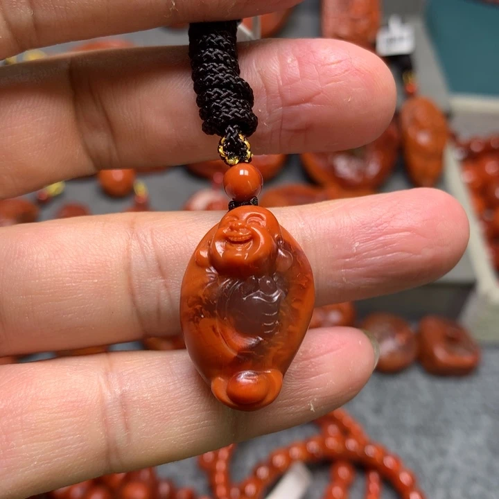 吊坠(不含链)未镶嵌南红玛瑙