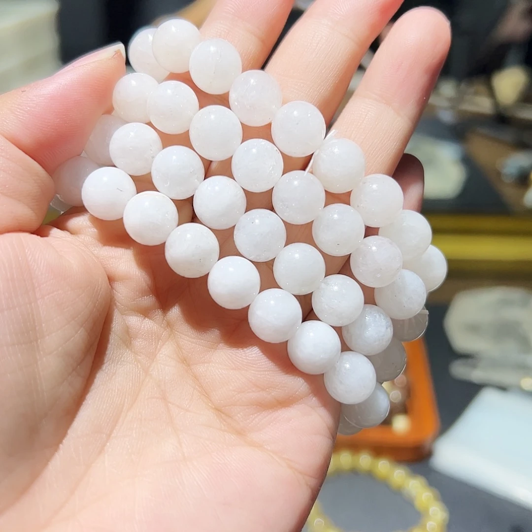 水晶手链未镶嵌10毫米喜马拉雅白幽灵11号
