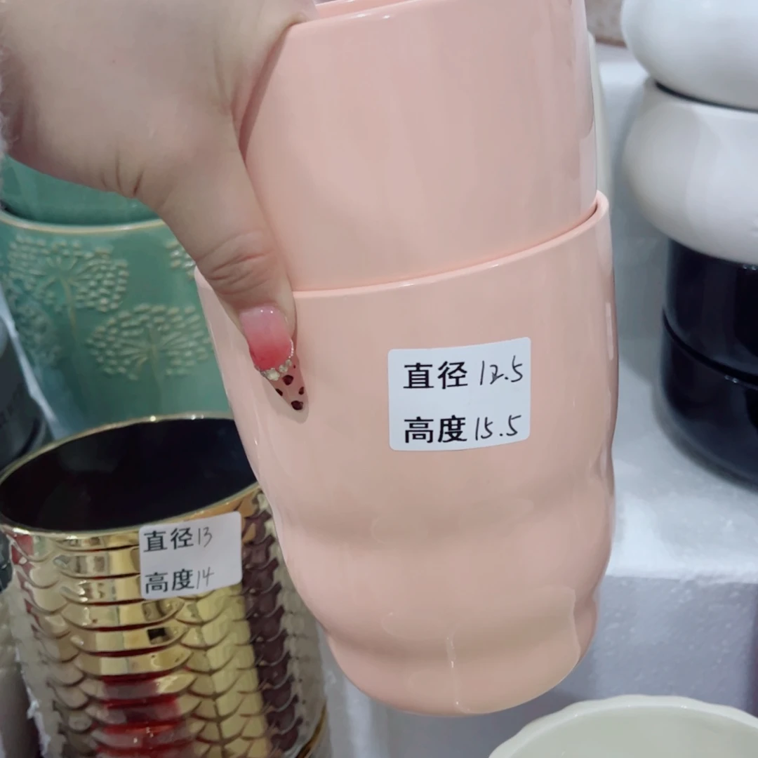 有孔，陶瓷花盆满10米包邮发货