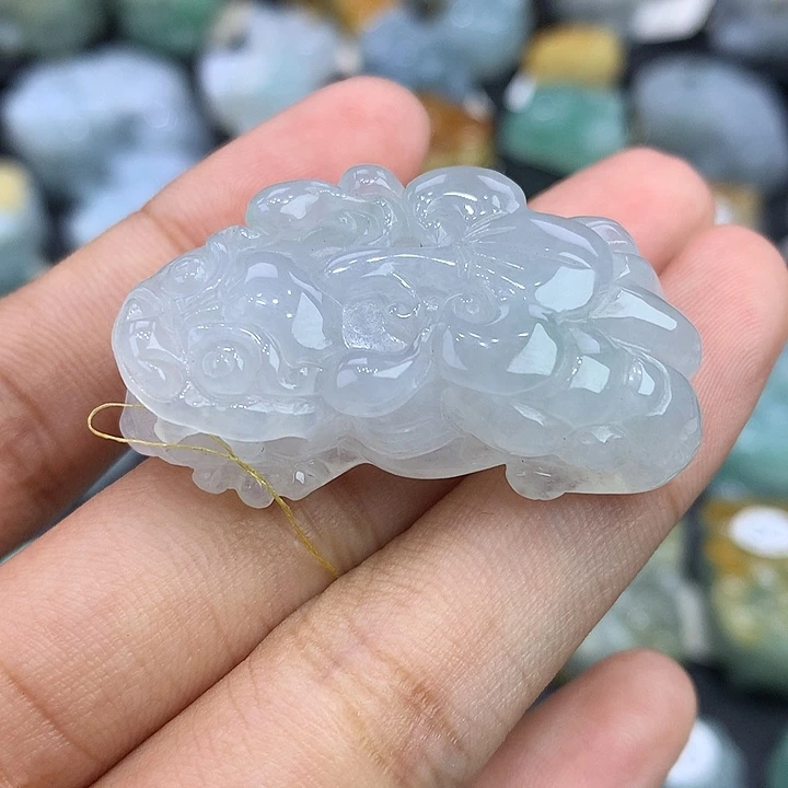 翡翠未镶嵌颈饰天然缅甸翡翠
