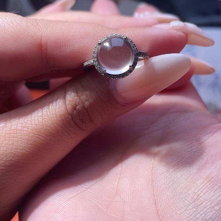 石英质玉银S925镶嵌颈饰