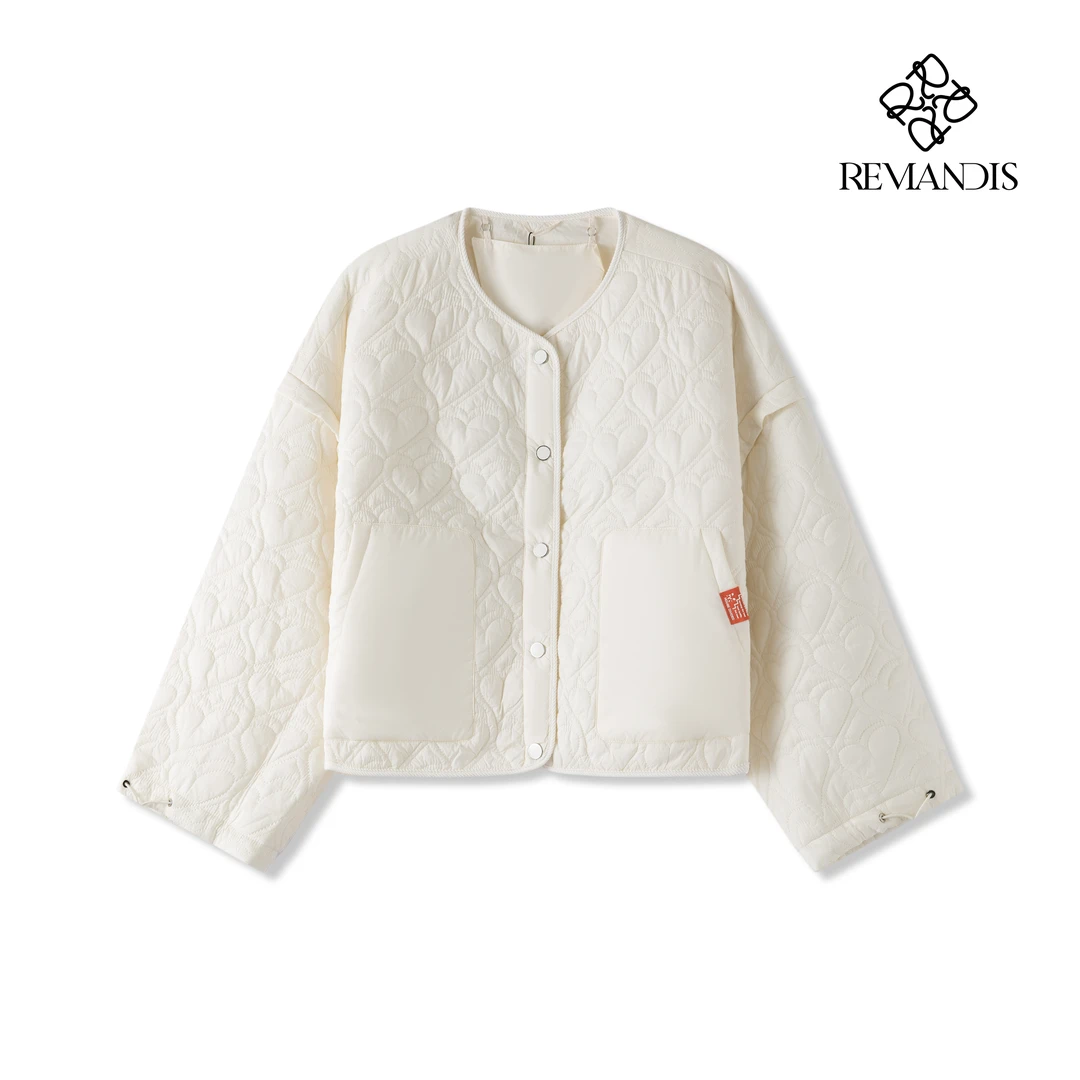 REMANDIS-棉服纯色棉衣时尚显瘦棉夹克秋冬短外套-6233