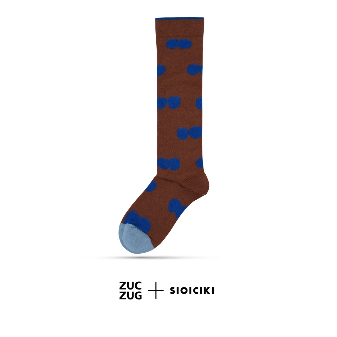 SIOICIKI ZUCZUG合作系列 25春夏彩色提花经典集合图案男女袜子