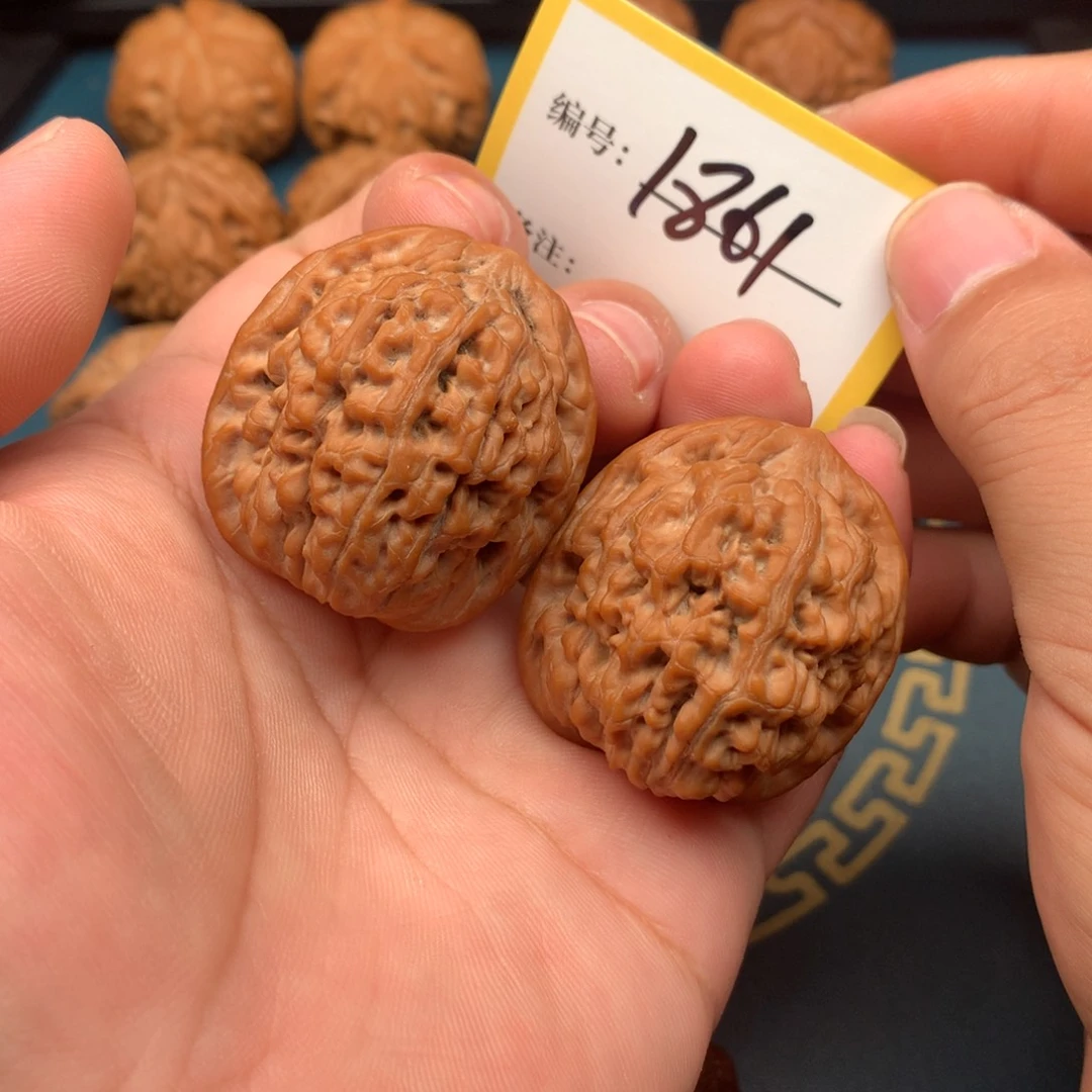 把件文玩核桃37全品莲花1861