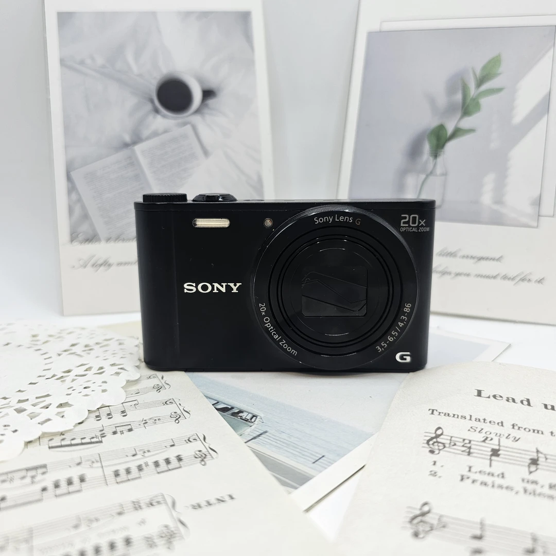 9新 Sony/索尼 wx300九新美颜高清复古长焦1820万像素20倍变焦
