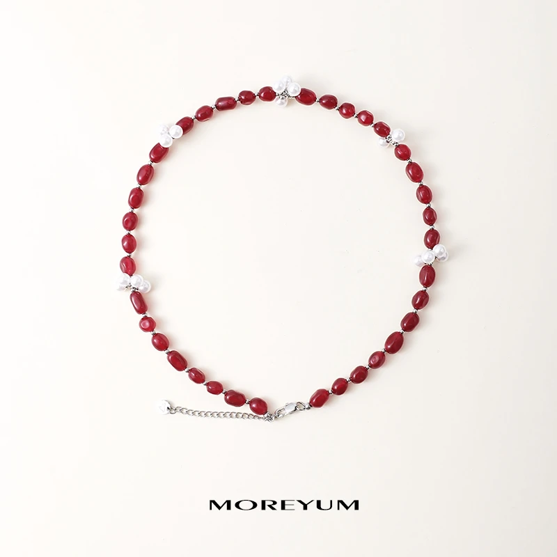 muyang/慕阳 钛钢仿珍珠项链 气质轻奢时尚百搭予禧项链