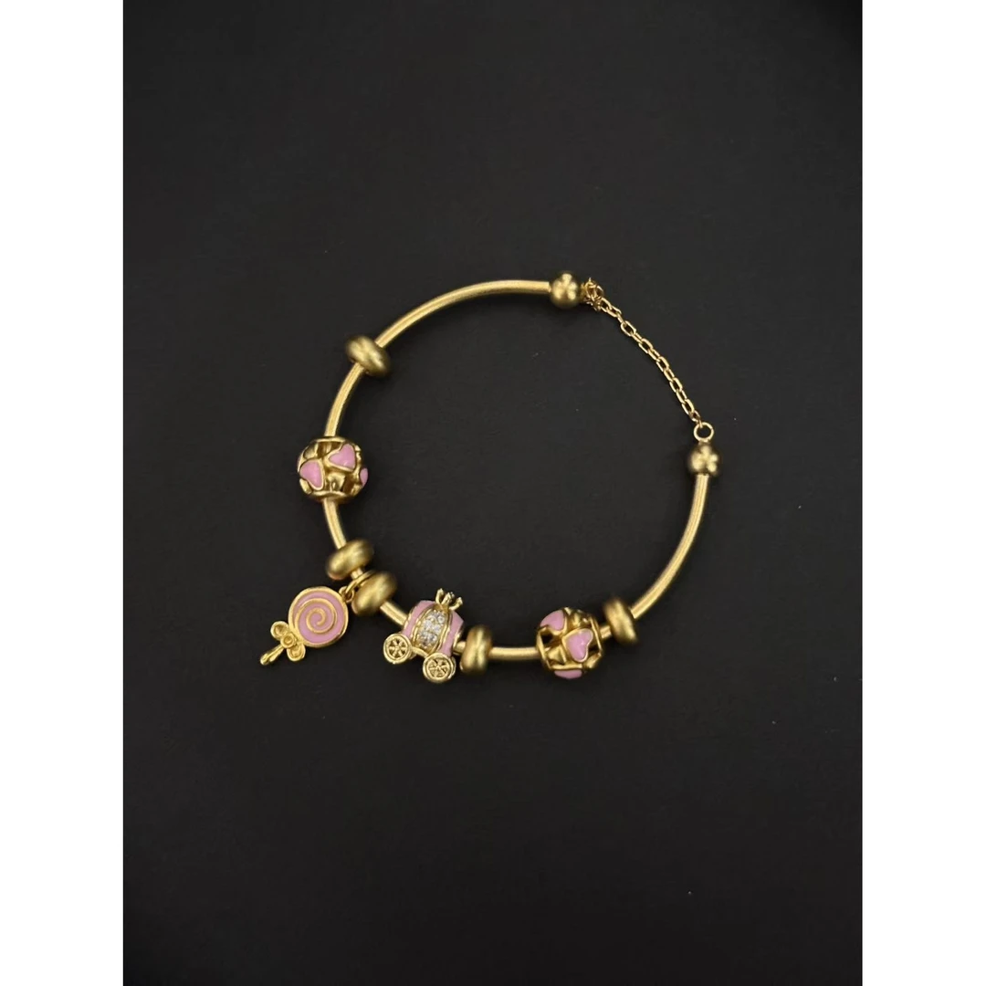 合金合成锆石手镯 25S 小马车 棒棒糖 手镯 KK225