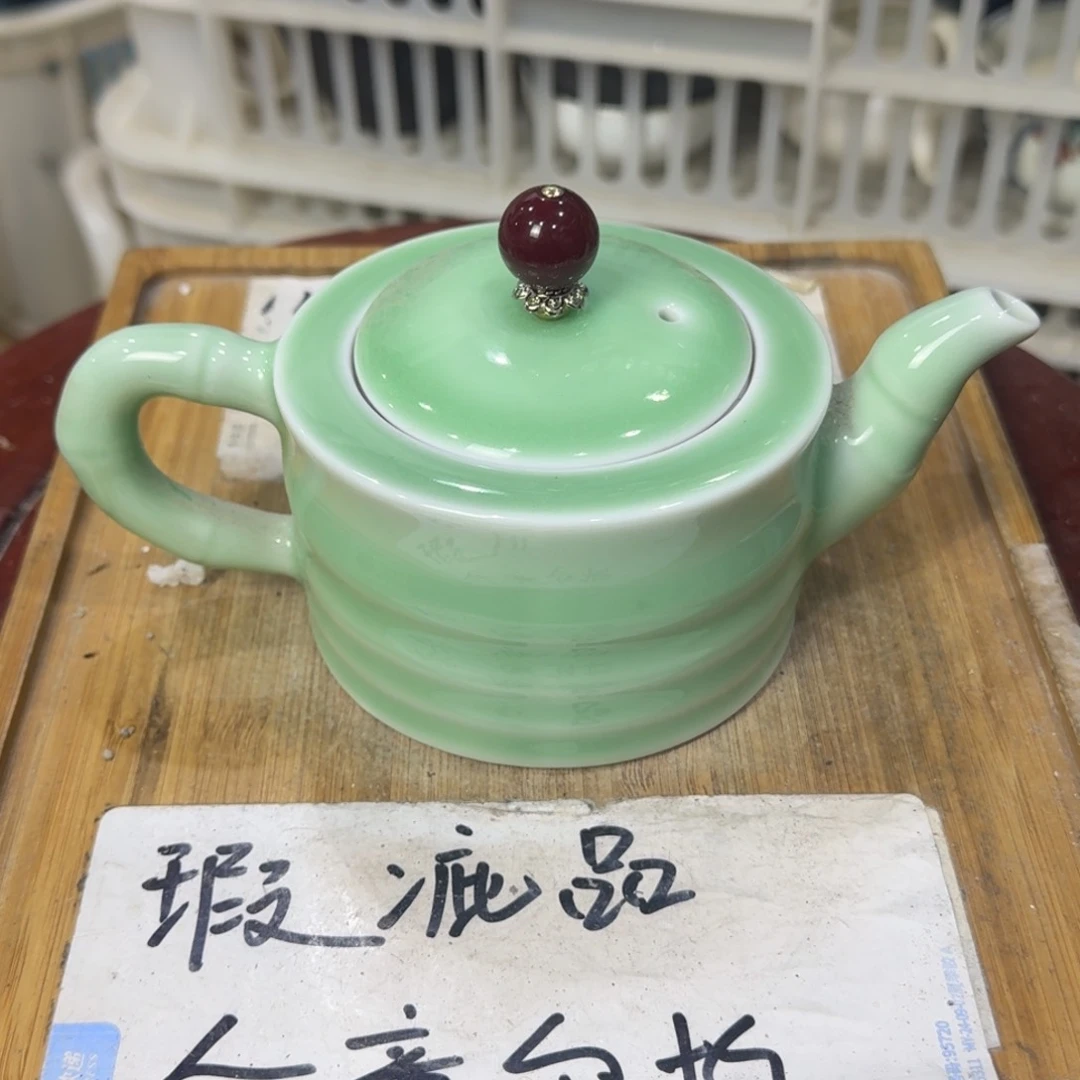 瑕疵介意勿拍陶瓷器皿B925带开片介意勿拍