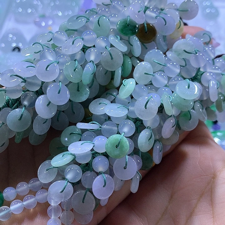 翡翠未镶嵌颈饰天然翡翠A货车挂多样性发货发其一