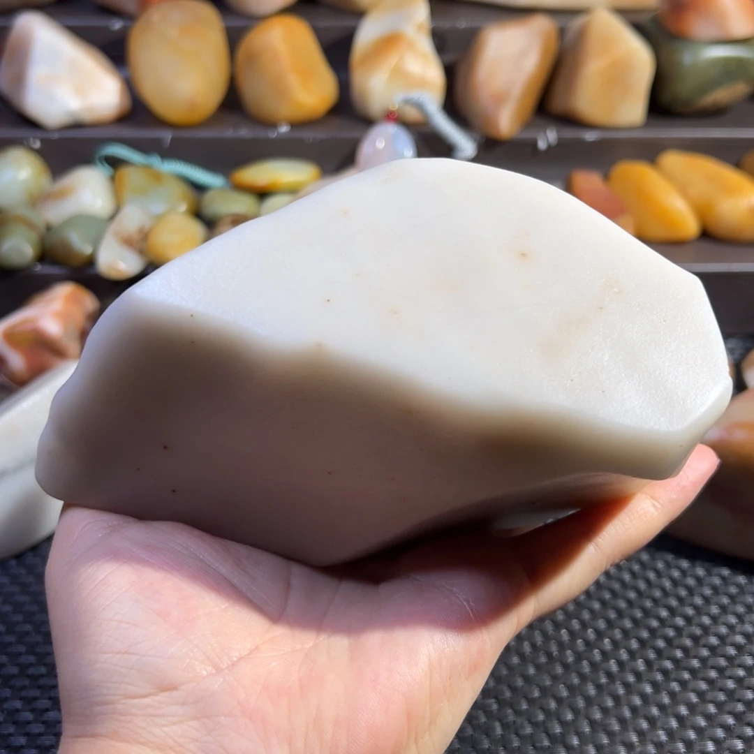 世**假静辉品石金丝玉原石