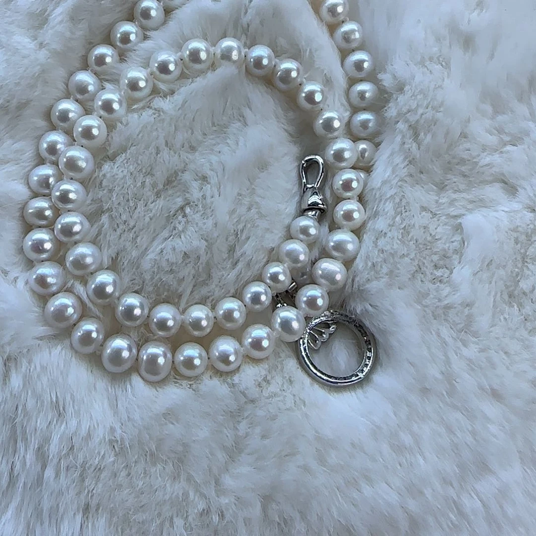 未镶嵌项链定制609淡水珍珠