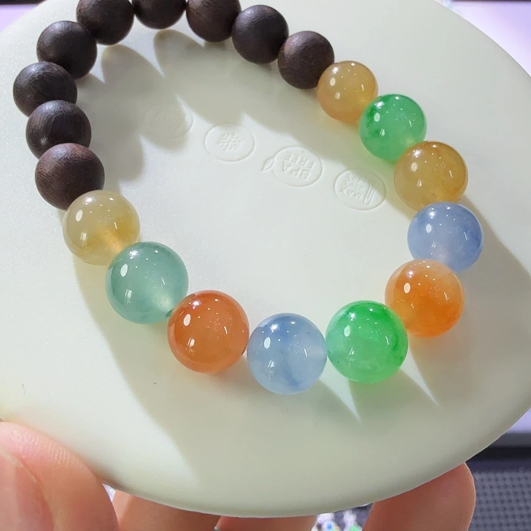 翡翠未镶嵌颈饰超美