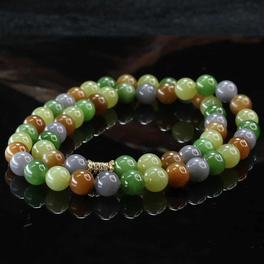 28和田玉多宝项链/402170北京中保拍卖