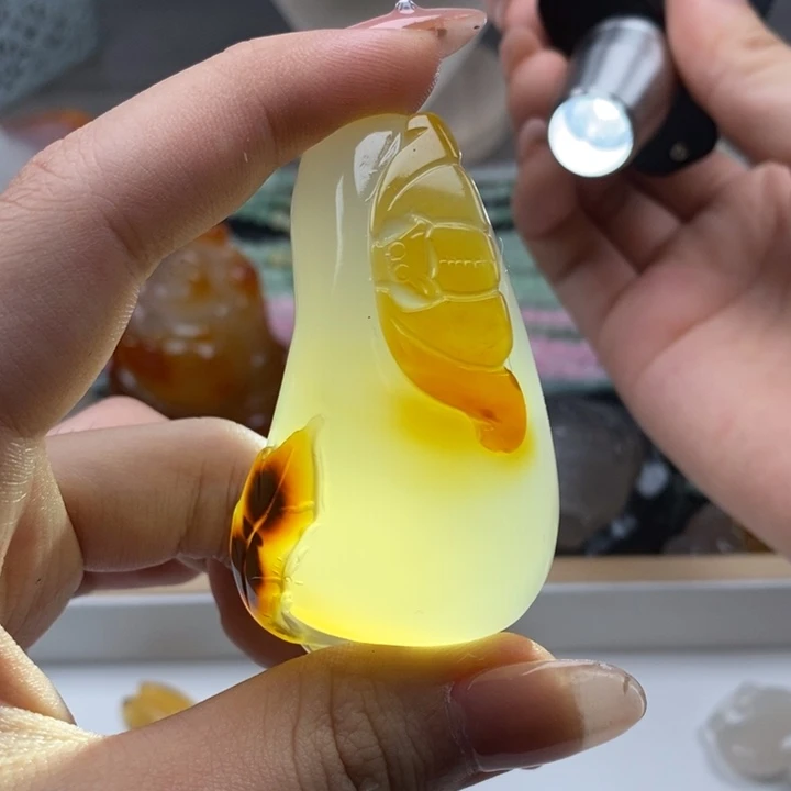 玛瑙/玉髓未镶嵌颈饰玛瑙