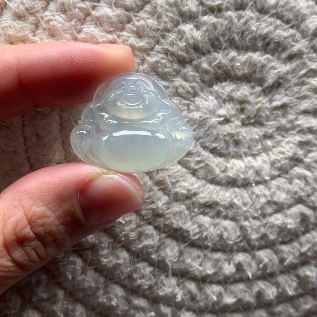 翡翠未镶嵌颈饰天然翡翠佛公定金