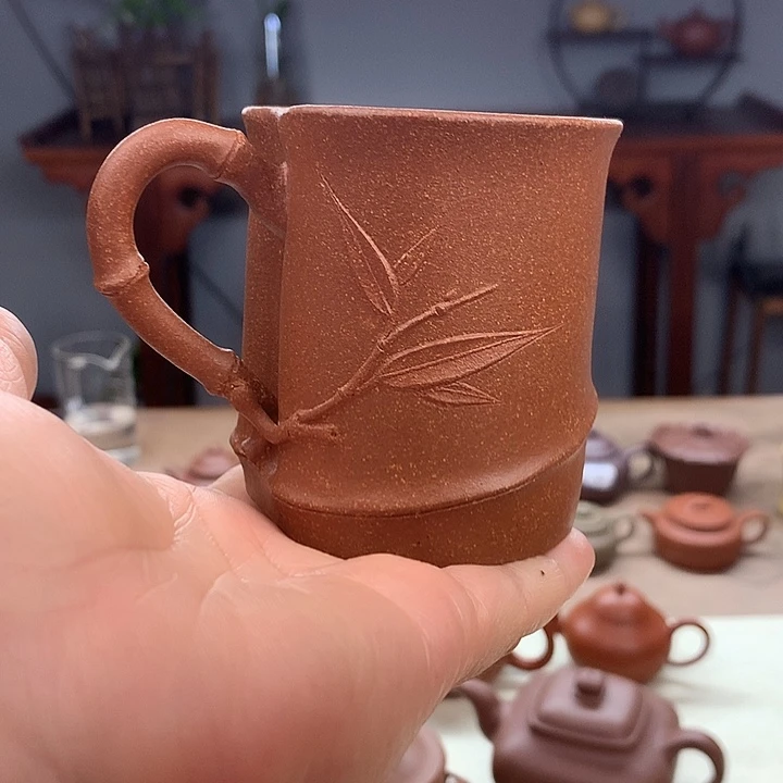 茶壶紫砂全手工160容量桃花泥