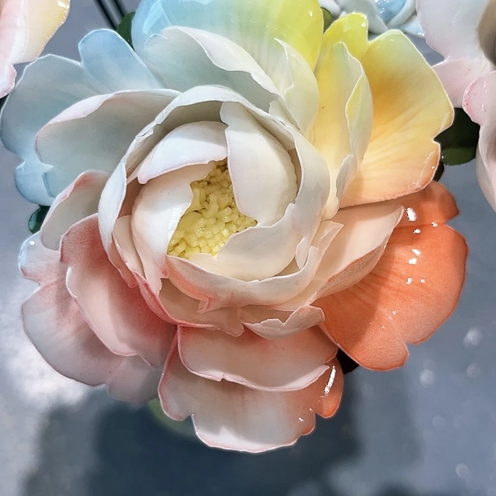 源头工厂陶瓷手工永生花