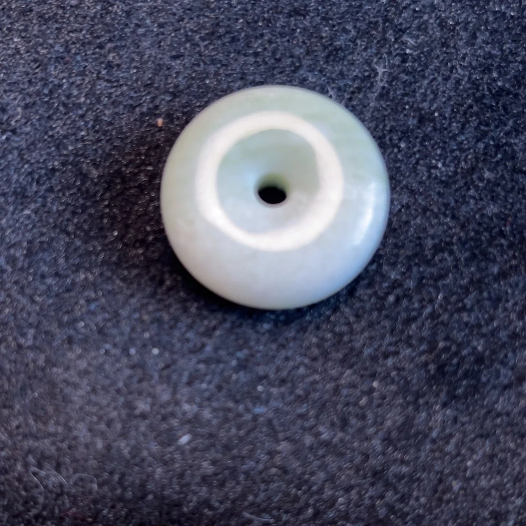 蓝田玉（蛇纹石化大理石玉）手镯未镶嵌卜*娃