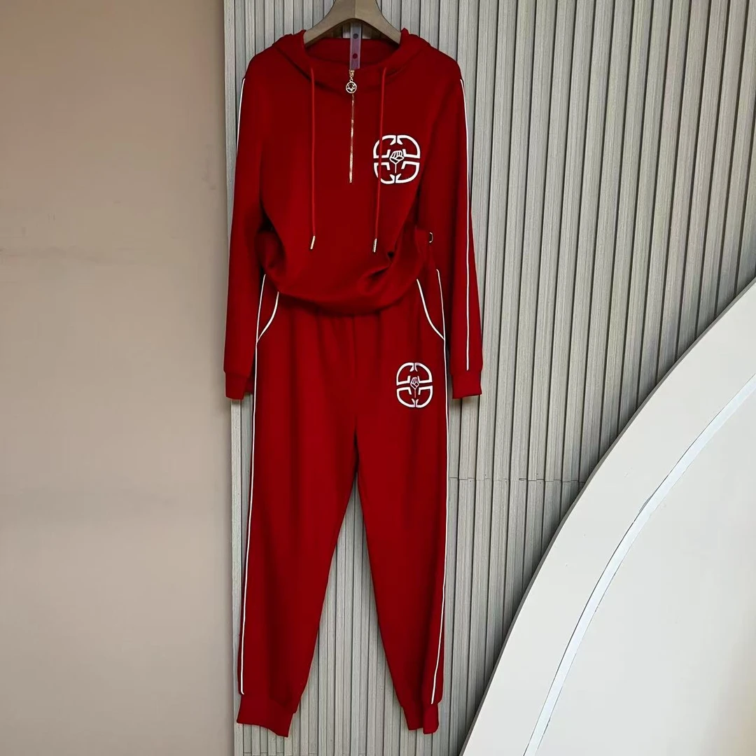 新品女装显瘦百搭韩版时尚休闲运动套装682