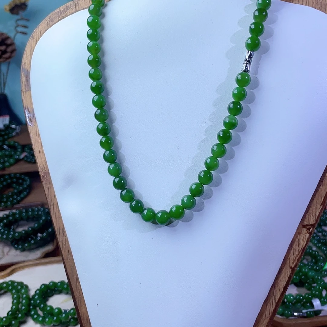 和田玉（碧玉）未镶嵌颈饰8