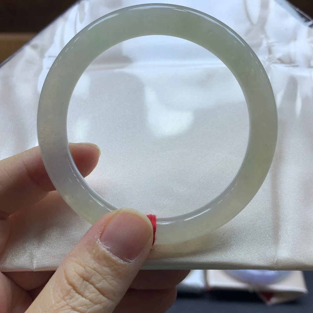 翡翠手镯未镶嵌55-56冰圆条