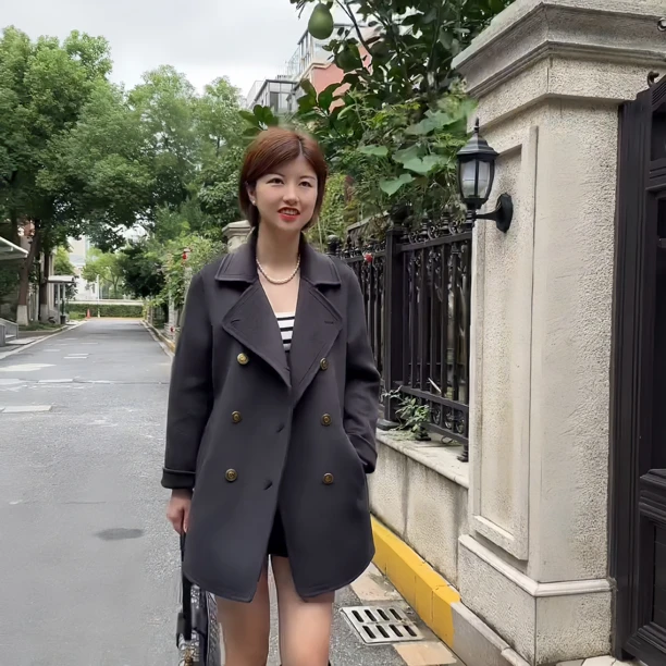 宏丰920【清货大促】含羊绒大衣外套