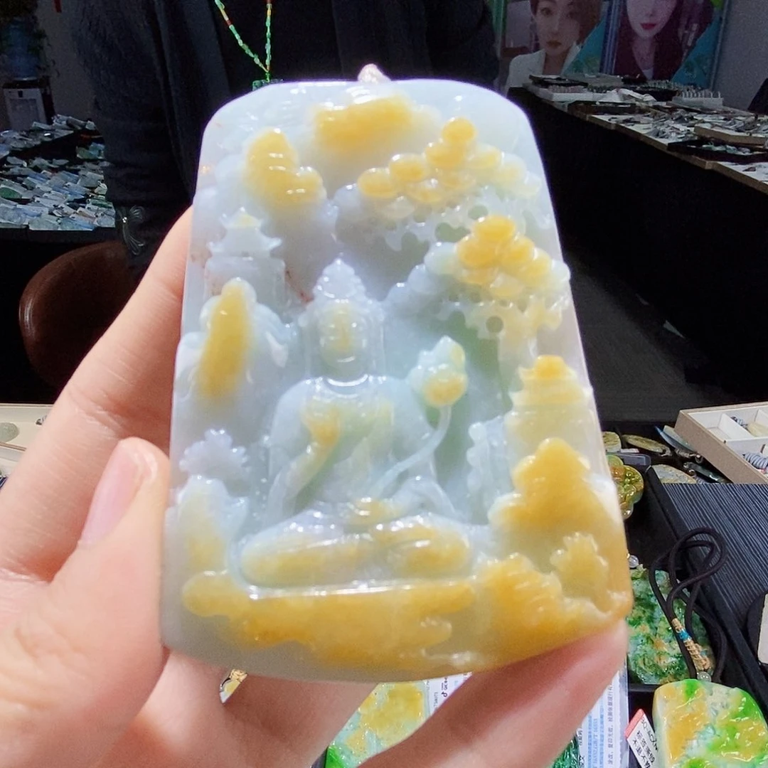颈饰未镶嵌翡翠翡翠
