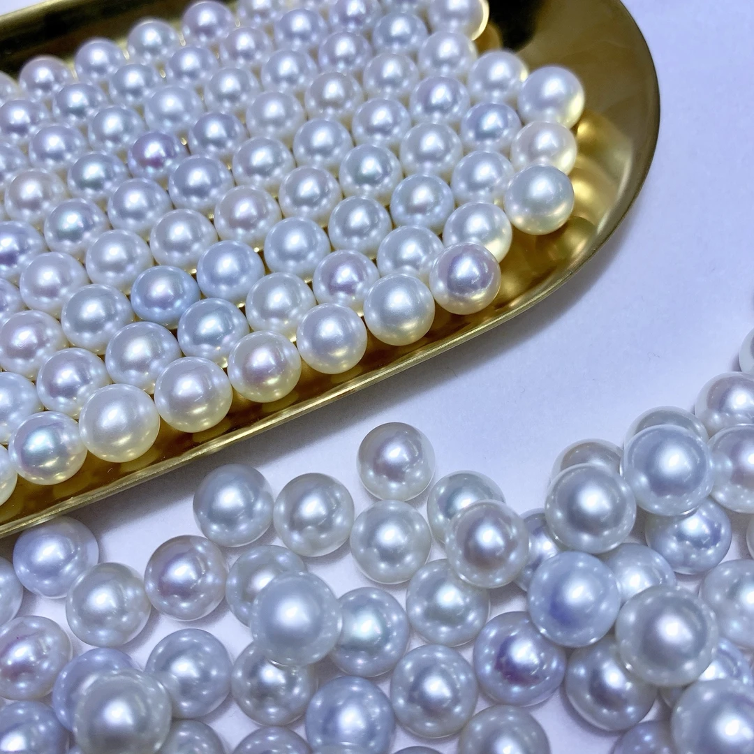 【专拍】天然珍珠海水淡水散珠吊坠项链