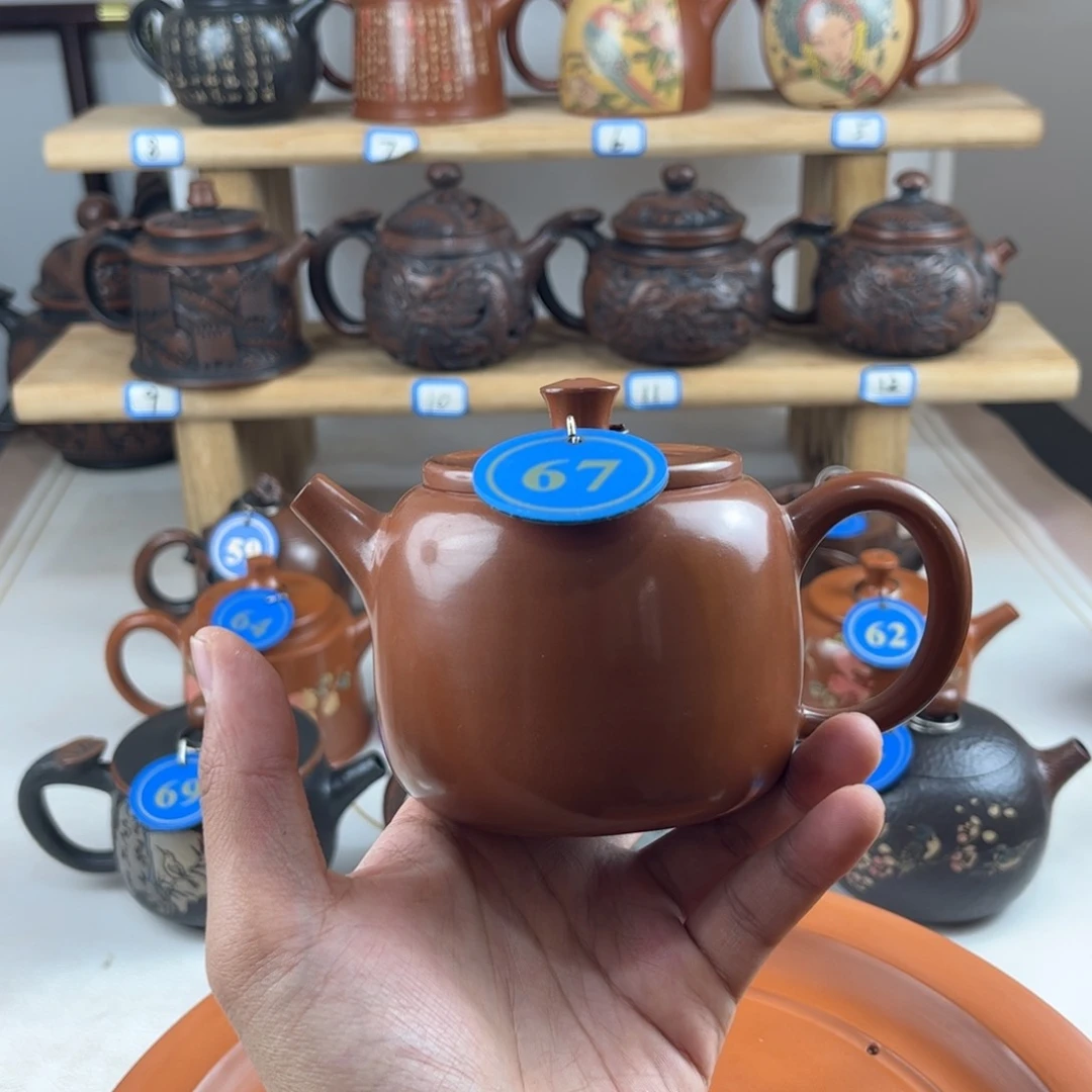 壶230cc 建水紫陶全手工制作，老匠人精工精制