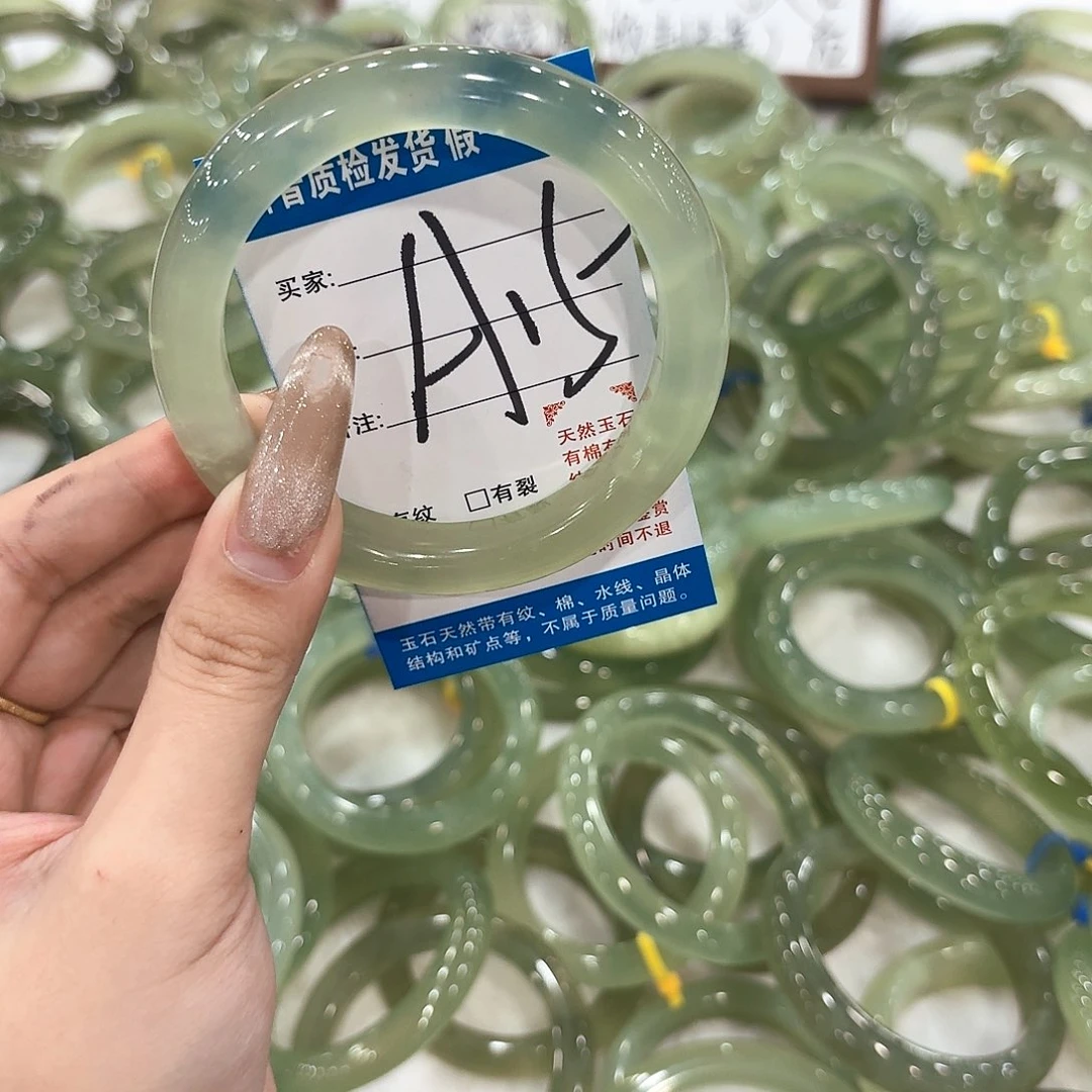 小***饱未镶嵌蛇纹石玉手镯