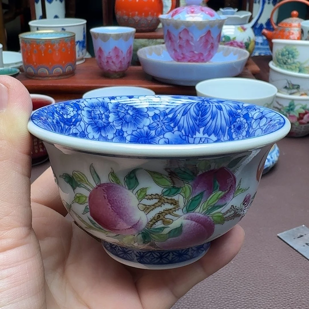 瓷片景德镇仿古手工制作精品展示