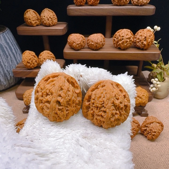 S***ღ核桃手串/手链全品赵喜满三角疆42