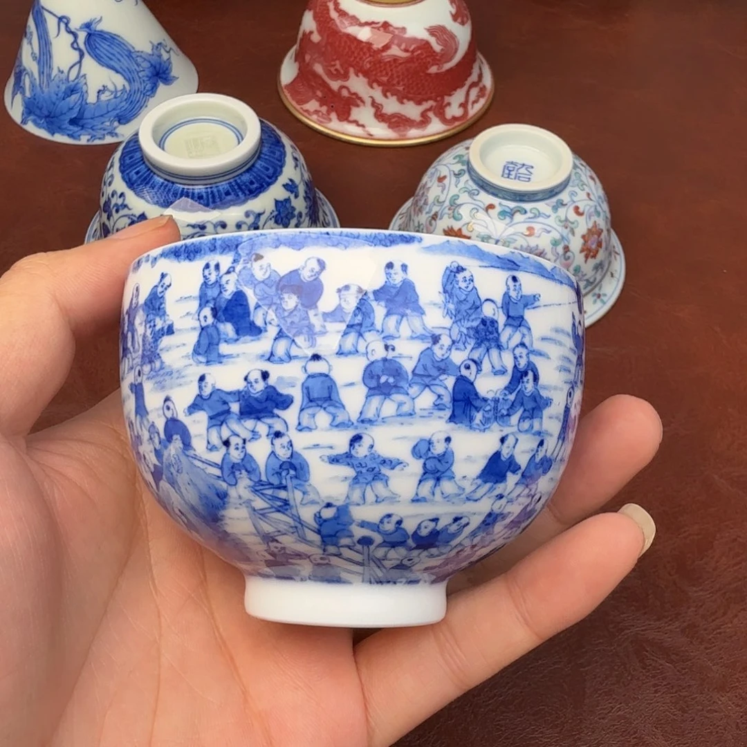 陈***帅现代景德镇全手工全手绘茶具